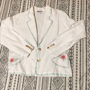 Floral Print Blazer Democracy